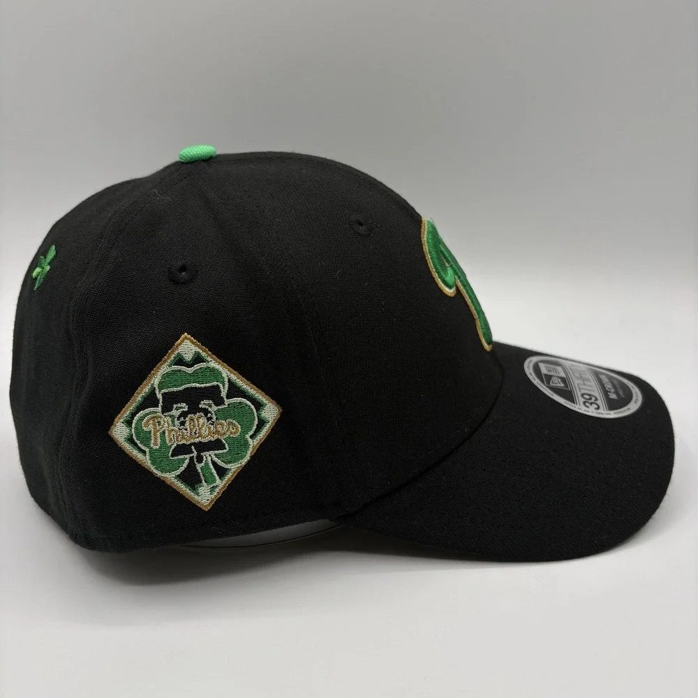 Philadelphia Phillies New Era Hat St Patricks Day 39THIRTY Hat L/XL MLB NEW